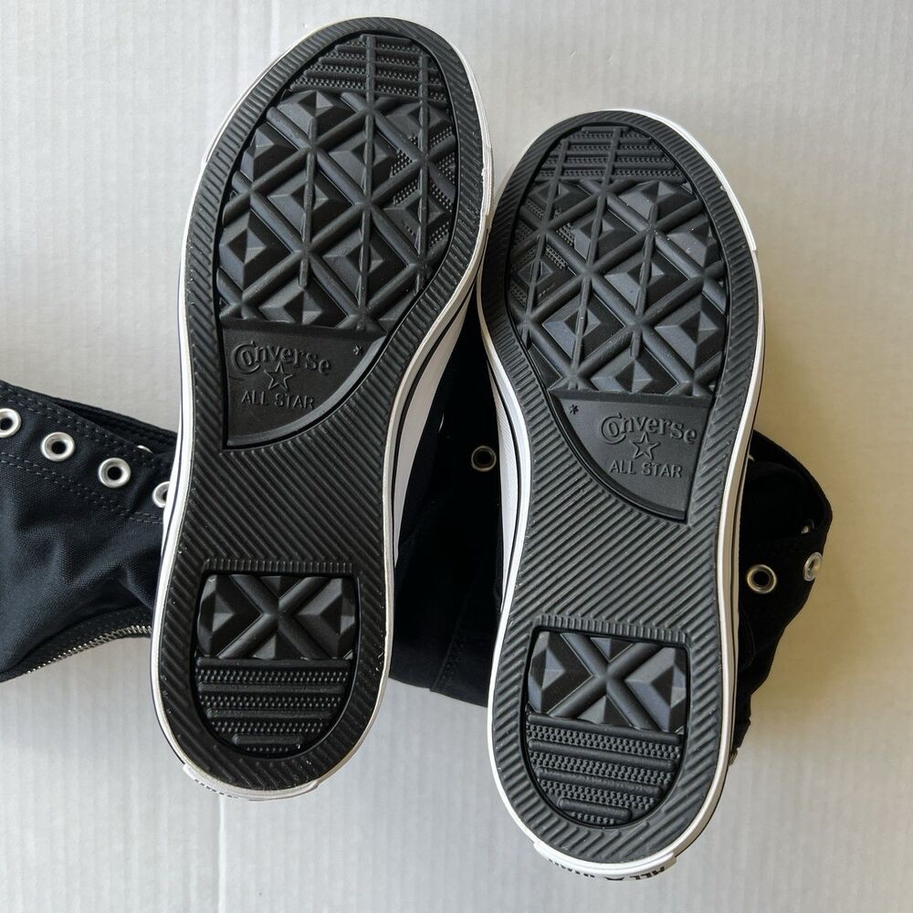 New Chuck Taylor All Star XX-Hi Knee High Converse Boots Womens 8 Straps Buckles - Picture 5 of 13